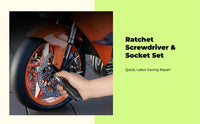 Ratchet Wrench Socket Set for Car, Bike, Home