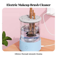 Gentle on Bristles Makeup Brush Cleaner and Dryer Portable Design Automatic Brush Cleaner and Dryer Quiet Operation for Women, Home, Bedroom
