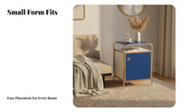 Cylindrical Frame Frame Cabinet Minimalist Design Nightstand Versatile