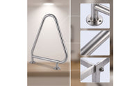 Stainless Steel Pool Handrail Cylindrical Pool Handrail with Hardware Sturdy Long-Lasting for Water Park