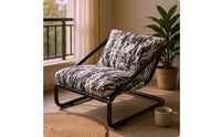 Armless Lounge Chair Padded Reclining Lounge Chair Upholstered Lounger