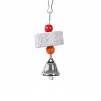 Beak Grinding Parrot Gnaw Toy Mental Stimulation Hanging Gnaw Toy Natural Material Pet Supplies Interactive Play for Parrots, Budgies, Lovebirds, Enclosure