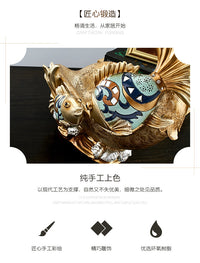 活动工厂彩色双鱼红酒架酒柜摆件创意家居装饰树脂工艺品批发代理