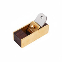 High Carbon Steel Blade Ebony Brass Block Plane Wear-Resistant Violin Maker's Plane Compact Size Long-Lasting for Woodworkers, Carpenters, DIY Enthusiasts