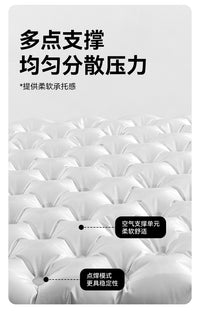 BLACKDOG黑狗零感充气垫户外露营防潮垫帐篷充气床垫便携单人睡垫