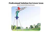 360 Degree Rotating Sprinkler Head Uniform Coverage 360 Degree Rotating Sprinkler Construction Large Area Irrigation spray for Landscapers
