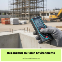Accurate handheld digital rangefinder