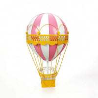 Hot Air Balloon Window Hanging Mouth-Blown Hot Air Balloon Hanging Ornament Hand-Painted Sturdy for Decorators, Photo Shoots