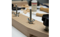 Includes 2 Wood Pads & Allen Wrench Acoustic Guitar Bridge Repair Tool Adjustable Pressure Guitar Bridge Clamp Secure Hold Luthier Supply Easy to Use for Luthiers, Workshop