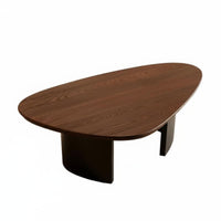 Irregular-Shaped Coffee Table Rustic Minimalism Artistic Household Furniture Minimalist and Aesthetic Statement Piece