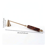 Candle Snuffer Antique-Style Brass Candle Snuffer Smooth for Altar