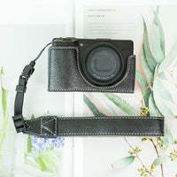 Camera Case for Ricoh GR3/GR4, PU Leather, Shoulder Bag Style