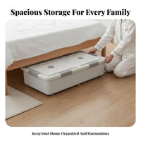 Foldable Underbed Container Large Capacity Collapsible Clothing container for Families