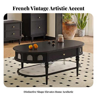 Mushroom-Shaped Storage Table Round Shape Indoor Furniture Multi-Functional Easy Assembly for Homeowners, Entryway, Lounge Area