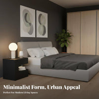 Nightstand with Drawers and Shelf Minimalist Design for Nursery