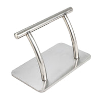 QLD Stainless Steel Footrest for Beauty Salon Chair, Movable, Chrome Plated