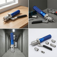 Manual Tube Expander Handheld Tube Expander Textured-Grip Swaging Tool for Climate Control Technicians, Plumbers, Workshop