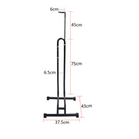 Detachable Cycle Parking Rack Stable Floor Bike Stand Space-Saving Bike Stand with Rubber Caps Sturdy for Cyclists, Garage, Home, Indoor
