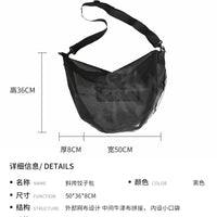 多功能便携式足球网布球包户外篮球训练装备轻便斜跨学生单肩球包