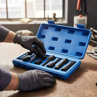 8 Pieces CrMo-Molybdenum Steel Allen Socket Set High-Power 1/2 Inch Drive Allen Socket Set Power Tool Accessory Long-Lasting