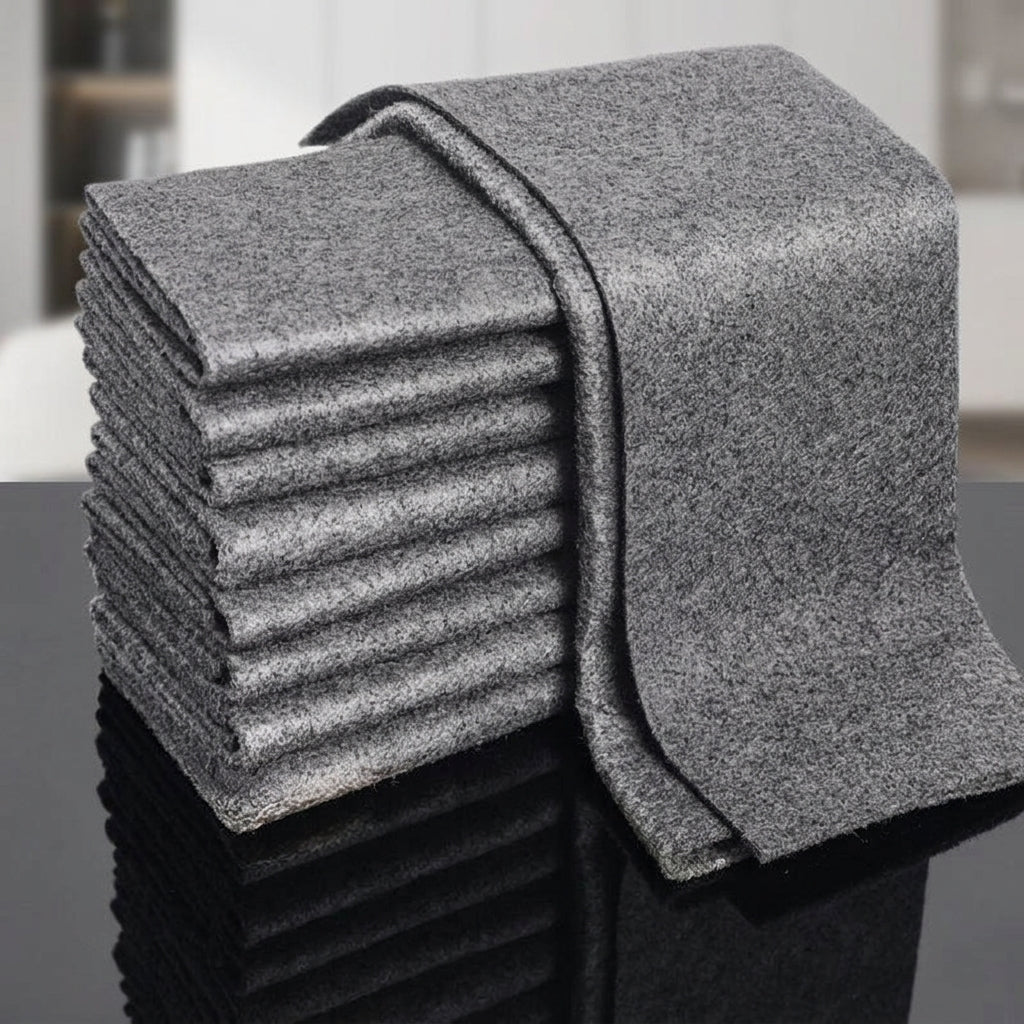 Suede-like Microfibre Cloth and 280 GSM Cleaning Cloths, Microfibre Cloth for Glass and Car, Multipurpose Household Tools
