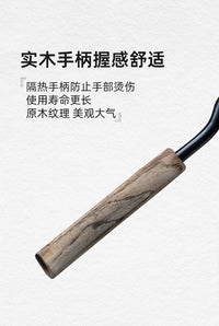 Qvien户外冬季烤盘架BBQ篝火烧烤野炊架多功能组装便携式露营铸铁