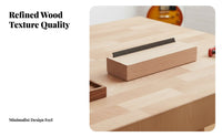 Professional Grade Fret End Beveling File Comfortable Wooden Grip Fret End Dressing File Solid Wood Construction for DIY Hobbyists, Fretwork