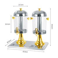 Drink Dispenser Transparent Tap Dispenser Domed Lid