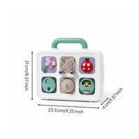 Early Education Busy Board Fine Physical Skills Development Educational Learning Toy Toddler Busy Case for Toddlers, Infants, Babies, Travel