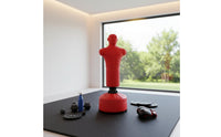 Torso-Form Punching Bag Black Connector Silicone Punching Bag Impact Absorbing Boxing Target