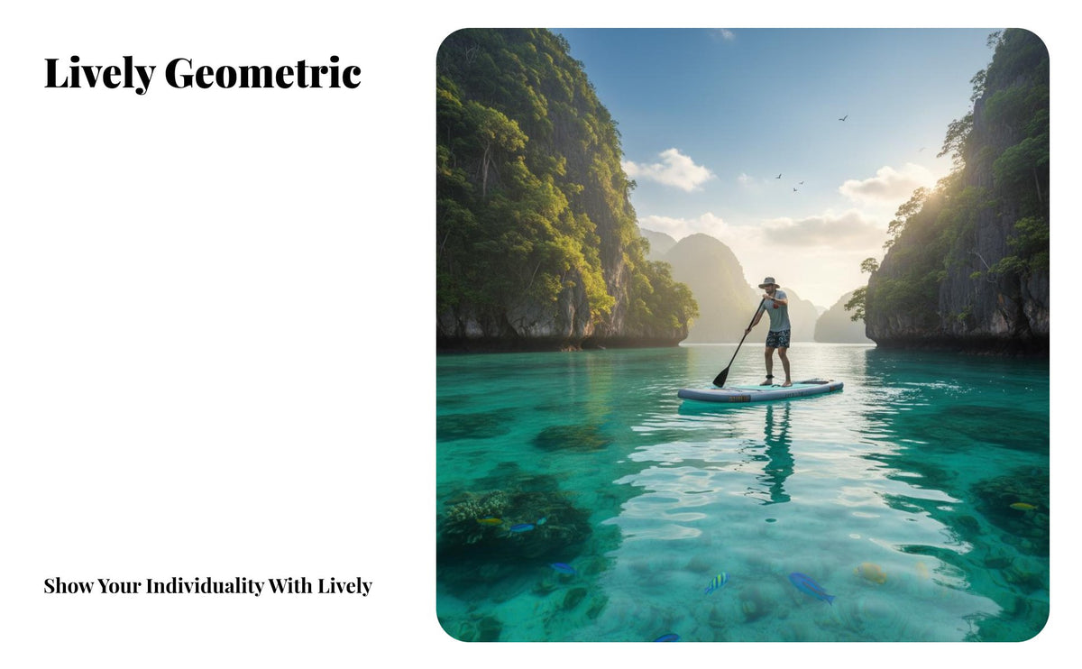 Inflatable Upright Paddleboard Non-Slip Deck Inflatable Stand-up Paddleboard Board Upright Paddleboard Set Long-Lasting All