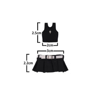 1/12 Scale BJD Doll Clothing Tank Top and Skirt Set