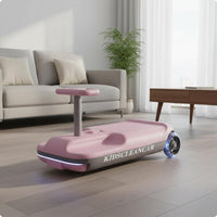 Electric Wiggle Car Anti-Rollover Ride on Scooter Toy LED Lights for Outdoor
