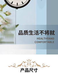 工厂直销铁艺时尚双面钟北欧简约个性石英钟两面钟家用极简挂钟表