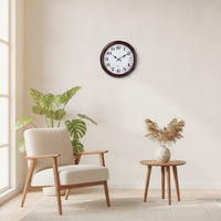 Quartz Wall Clock Large Face Round Wall Clock Silent for Office, Bedroom