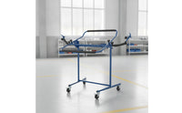 Adjustable Bumper Stand with Wheels Sturdy Bumper Repair Stand Mobile Rolling for Auto Body Technicians, Workshops