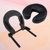 Ergonomic Design Massage Bed Headrest Water-Proof Adjustable Massage Face Cradle Easy to Clean Adjustable Headrest Pillow Lightweight for Salon Professionals, Estheticians, Spa, Medical Facility