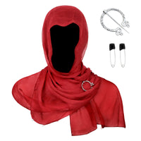 Lightweight Wrap Scarf Delicate and Fine Gauze Shawl Skin-Friendly Gauze Scarf for Headwear
