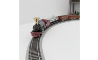 Oval Track Train Set Metal Rails HO Scale Track ABS Plastic