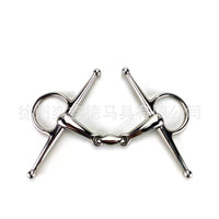 H-Ring Two-Piece Horse Bit Stainless Steel Equestrian Snaffle