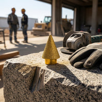 Diamond Cone Hole Opener Diamond Beveling Bit Multi-Functional Tool for Stone Fabricators, Renovation