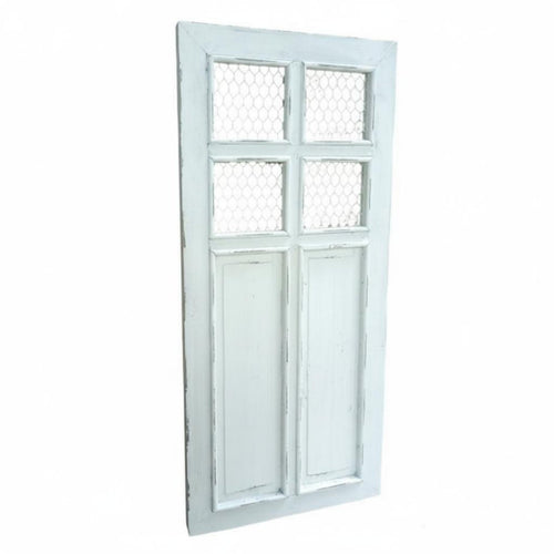 Wooden Fake Door Farmhouse Rustic Wall Door Decor Distressed Finish for Balcony