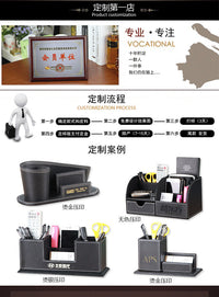 创意便签盒名片盒牙签盒 桌面便签纸盒办公用品收纳文具礼品印制
