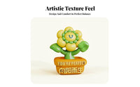 Flame-Shaped Statue Cream theme Aesthetic House Decoration Soothing Decor