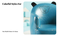 Creature Character Chair Soft and Cuddly children's Upholstered Lounge Chair Easy to Clean Reinforcementive Comfort for Bedroom