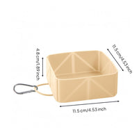 Foldable Pet Bowl Shallow Silicone Pet Bowl