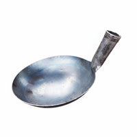 Multi-Purpose Cement Scooping Head Adjustable Angle Heavy Duty Iron Ladle Hand Forged Feed Scoop for Construction Workers, Farmers, DIY Enthusiasts, Farms, Gardening