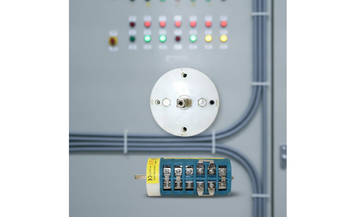 Electrical Rotary Switch with Screw Terminals Industrial Two-speedSpeed Switch High-Performance Heavy-Duty for Machinists