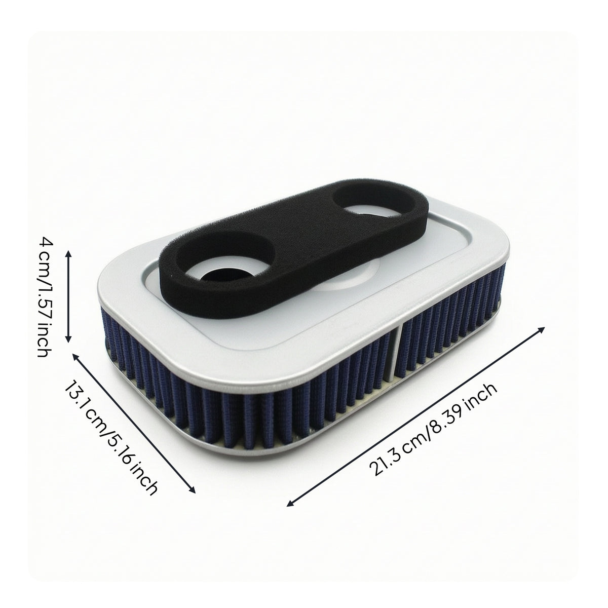 Engine Air Filter Component Replacement Motorcycle Air Filter Pleated Direct-Fit for Garage Repairs