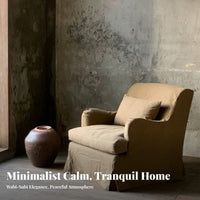 3-Seater Sofa Wabi-Sabi Aesthetic Couch Removable and Cleanable Cover Easy to Clean for Interior Designers, Families, Hotel